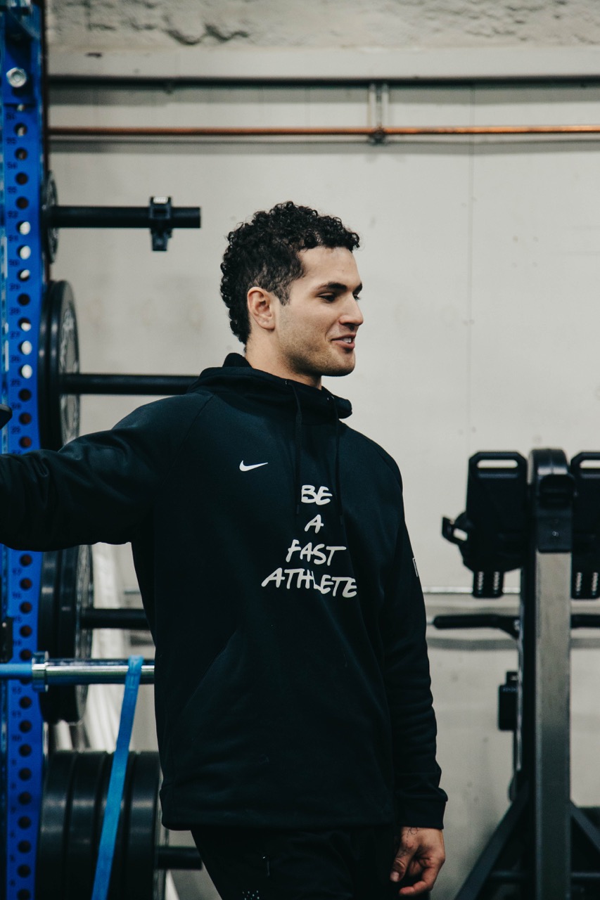 Athlete training at REBUILT Performance